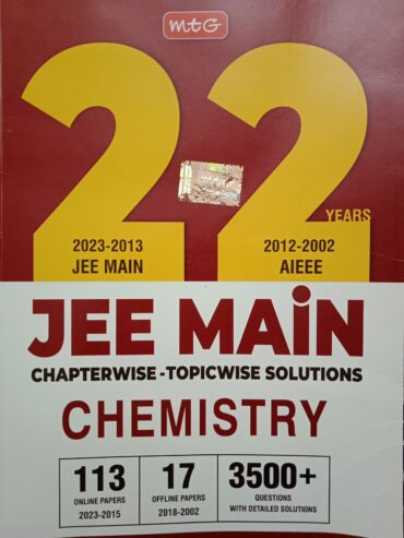 MTG – Chemistry 22 years jee mains questions