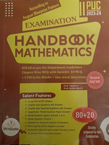 SPR – Mathematics handbook Xll
