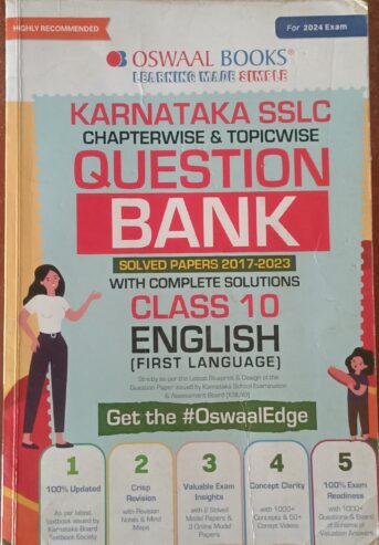 SSLC English Oswal Question bank
