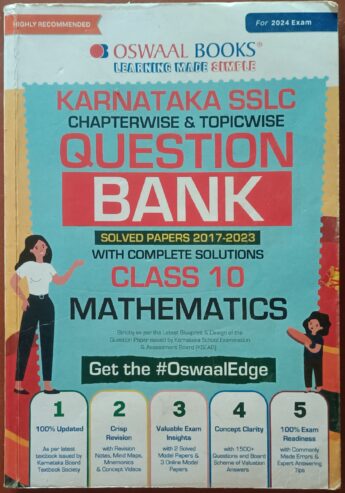 SSLC Mathematics Oswal Question Bank