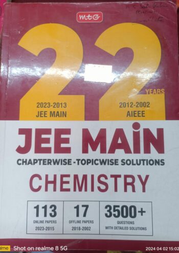 JEE MTG Chemistry 22years pyq’s