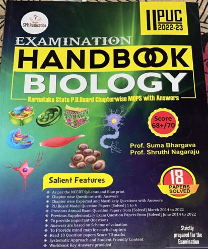 EXAMINATION HANDBOOK(Biology)