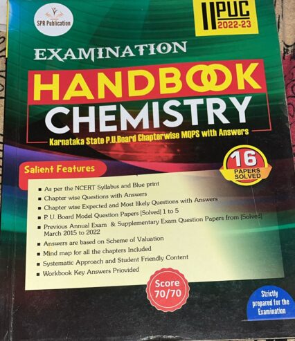 EXAMINATION HANDBOOK(CHEMISTRY)