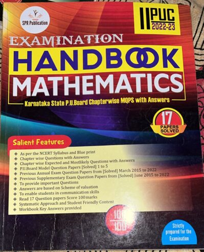 EXAMINATION HANDBOOK(MATHEMATICS)
