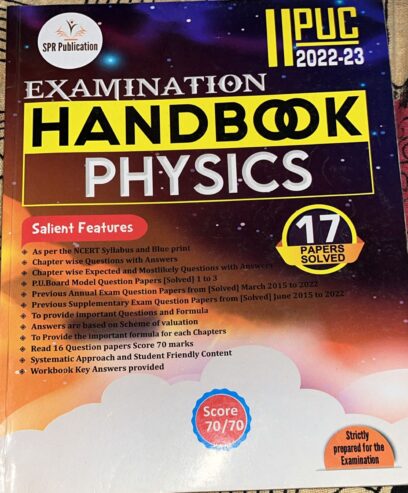 2ND PUC EXAMINATION HANDBOOK(PHYSICS)